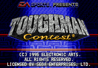 Toughman Contest Title Screen